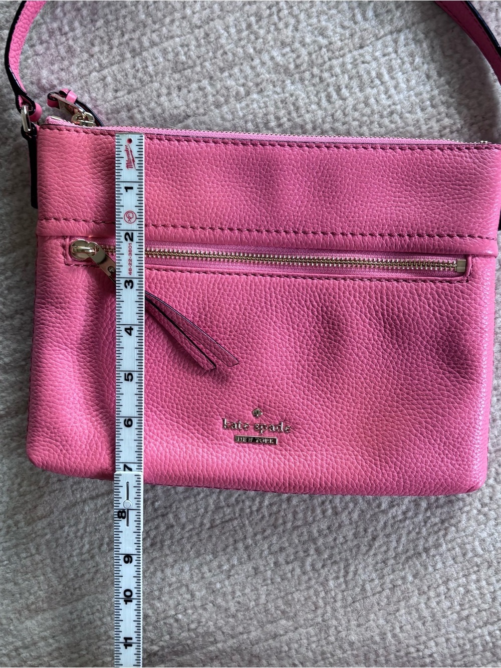 kate spade Pink Pebbled Leather Crossbody Bag - Picture 5 of 7